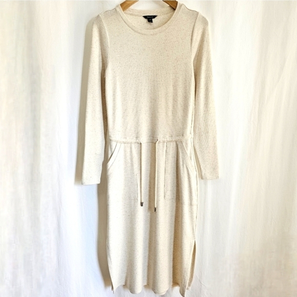 🇨🇦 RW&CO Loungewear Long Sleeve Knit Midi Dress - Picture 2 of 16